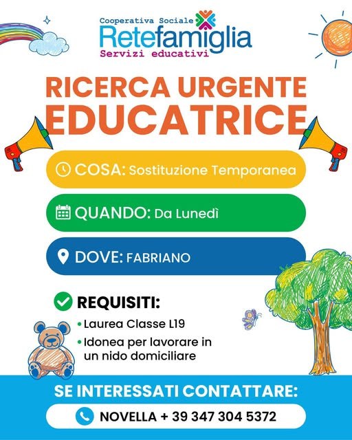 EDUCATRICE – Fabriano (AN)